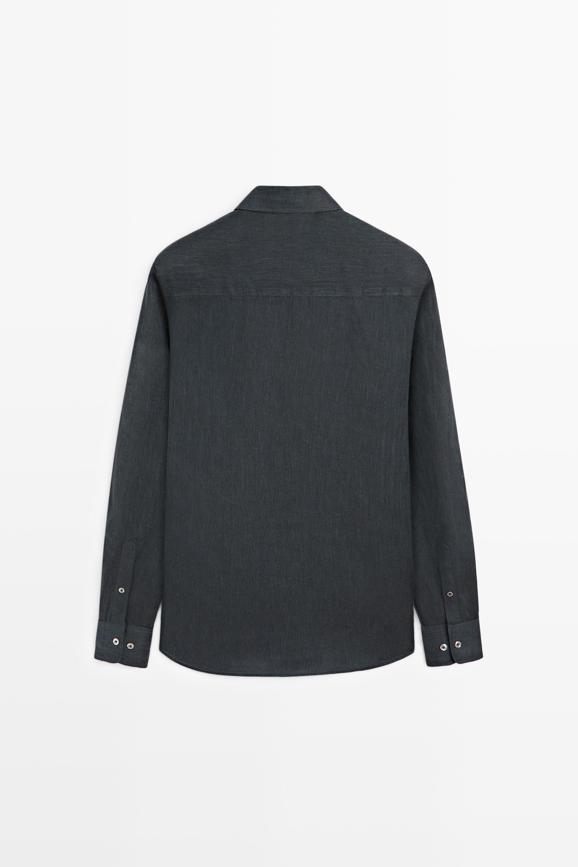 Chemise regular fit 100 % lin